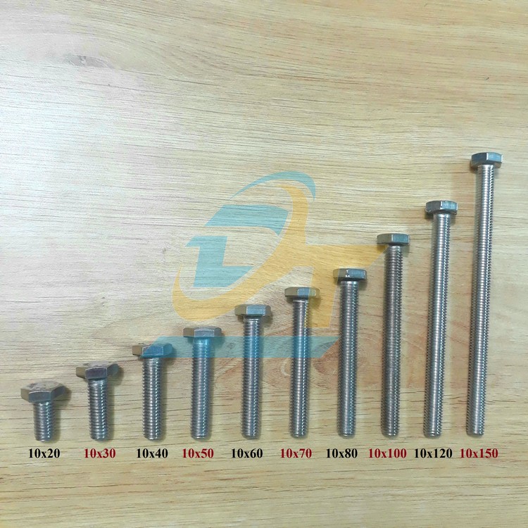 Bulong + con t&aacute;n inox 201 M10x120  VietNam | Gi&aacute; rẻ nhất - C&ocirc;ng Ty TNHH Thương Mại Dịch Vụ Đạt T&acirc;m