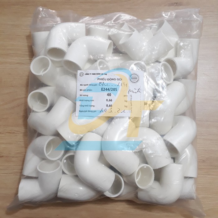 Cút chữ L 20 không nắp Sino E244/20S E244/20S Sino | Giá rẻ nhất - Công Ty TNHH Thương Mại Dịch Vụ Đạt Tâm