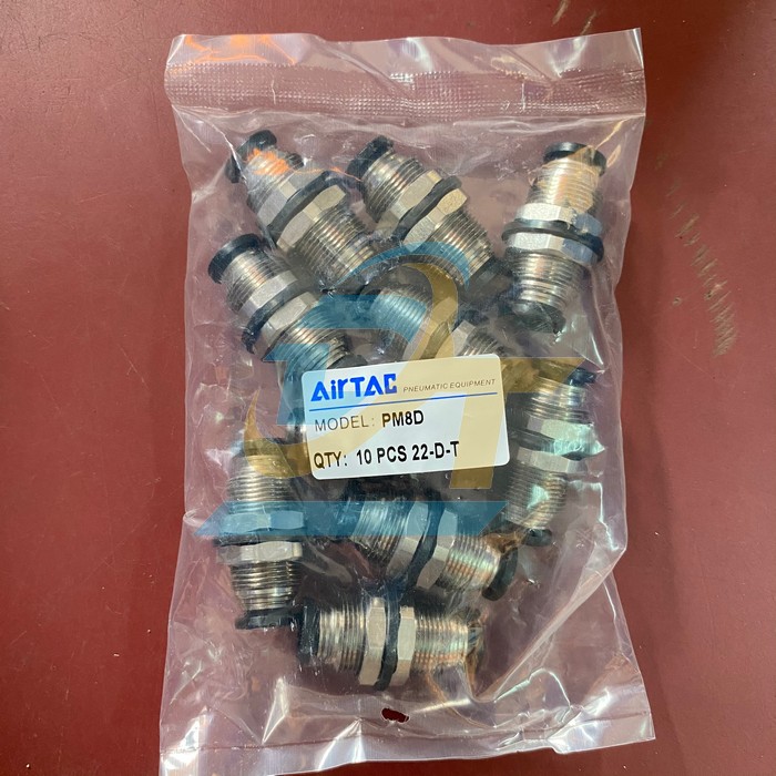 Đầu nối hơi thẳng 2 đầu phi 8mm Airtac PM8D PM8D Airtac | Giá rẻ nhất - Công Ty TNHH Thương Mại Dịch Vụ Đạt Tâm