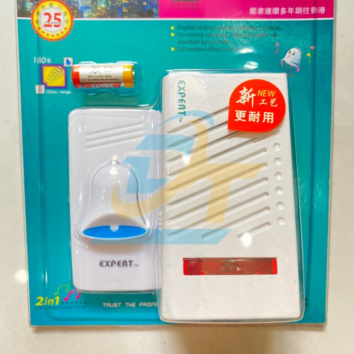 Bộ chu&ocirc;ng cửa kh&ocirc;ng d&acirc;y Expert E-7207 E-7207 Expert | Gi&aacute; rẻ nhất - C&ocirc;ng Ty TNHH Thương Mại Dịch Vụ Đạt T&acirc;m