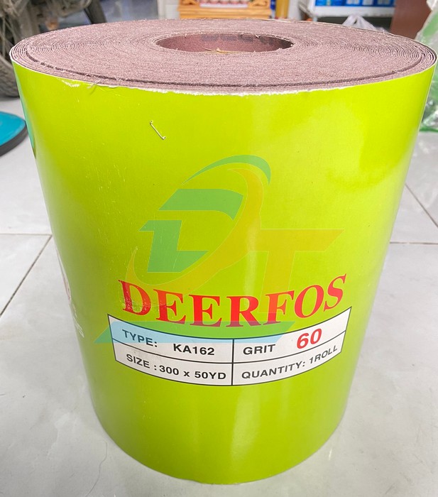 Giấy nh&aacute;m cuộn loại mềm 50 yard khổ 300mm DEERFOS KA162-P60 KA162-P60 DEERFOS | Gi&aacute; rẻ nhất - C&ocirc;ng Ty TNHH Thương Mại Dịch Vụ Đạt T&acirc;m