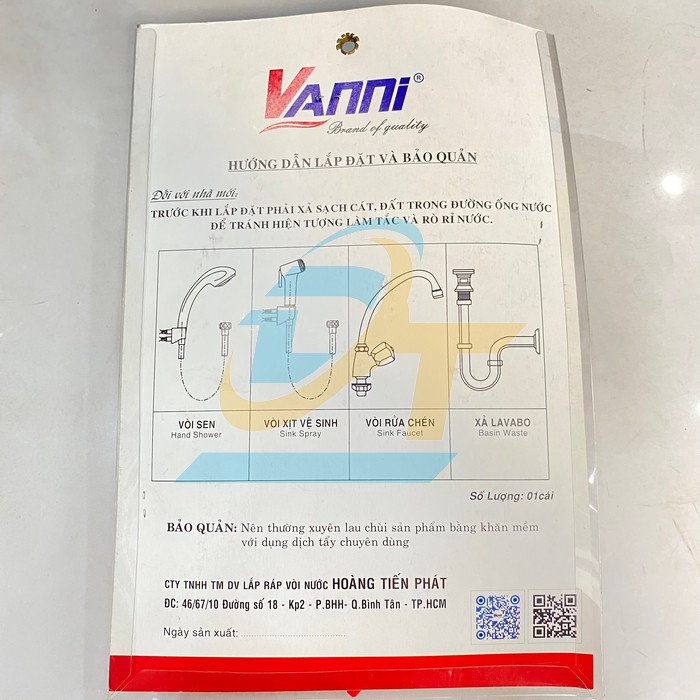 Bộ vòi sen tắm 3 chế độ Vanni TS-09 TS-09 Vanni | Giá rẻ nhất - Công Ty TNHH Thương Mại Dịch Vụ Đạt Tâm