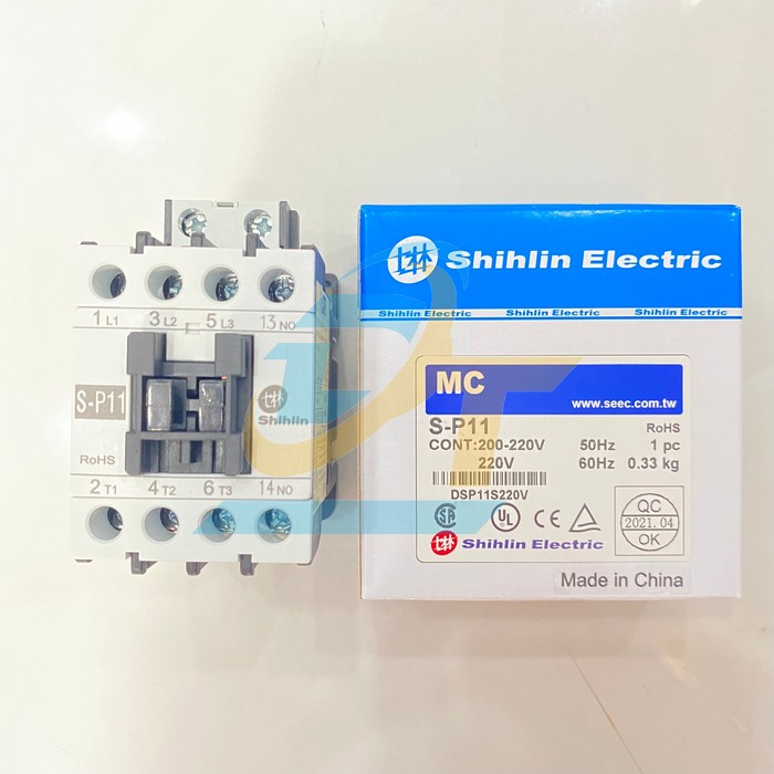 Khởi động từ 12A 220V Shihlin S-P11 S-P11 Shihlin | Giá rẻ nhất - Công Ty TNHH Thương Mại Dịch Vụ Đạt Tâm