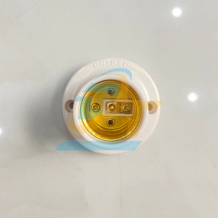 Đui đèn thẳng gắn tường E27 Ominsu - Màu trắng  Ominsu | Giá rẻ nhất - Công Ty TNHH Thương Mại Dịch Vụ Đạt Tâm