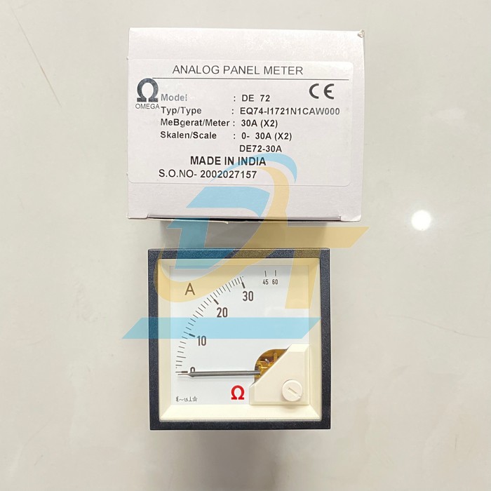 Đồng hồ Ampe 30A 40VAC 72x72mm Omega DE72-30A DE72-30A VietNam | Giá rẻ nhất - Công Ty TNHH Thương Mại Dịch Vụ Đạt Tâm