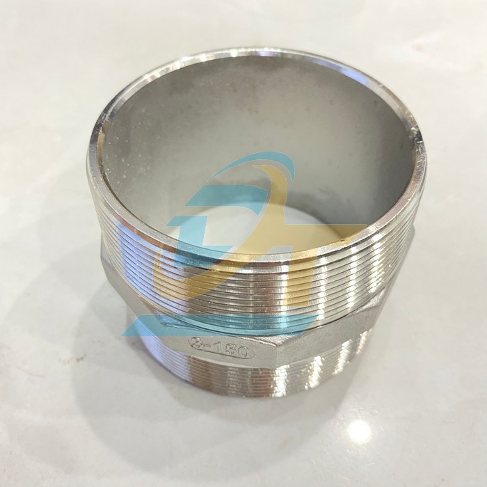 Nối 2 đầu ren ngo&agrave;i (k&eacute;p ren) inox 304 DN80 - Phi 90  VietNam | Gi&aacute; rẻ nhất - C&ocirc;ng Ty TNHH Thương Mại Dịch Vụ Đạt T&acirc;m