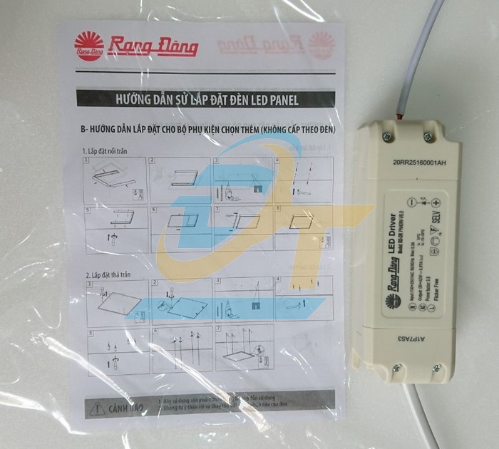 Đ&egrave;n led panel D P08 60x60/40W Rạng Đ&ocirc;ng Rạng Đ&ocirc;ng RangDong | Gi&aacute; rẻ nhất - C&ocirc;ng Ty TNHH Thương Mại Dịch Vụ Đạt T&acirc;m