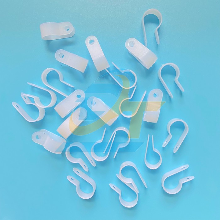 Kẹp nhựa cố định d&acirc;y 13.2mm chữ R - M&agrave;u trắng  VietNam | Gi&aacute; rẻ nhất - C&ocirc;ng Ty TNHH Thương Mại Dịch Vụ Đạt T&acirc;m