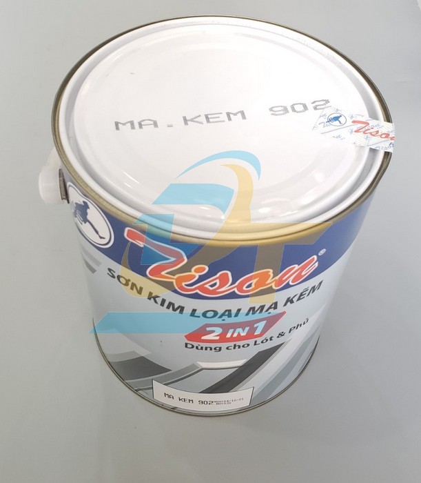 Sơn kim loại mạ kẽm 2in1 Tison 3L - M&agrave;u 902  Tison | Gi&aacute; rẻ nhất - C&ocirc;ng Ty TNHH Thương Mại Dịch Vụ Đạt T&acirc;m