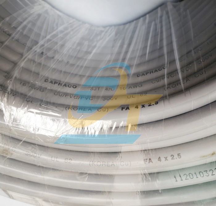 Cáp pha mềm 4 lõi VVCm 4x2.5mm2 Daphaco  Daphaco | Giá rẻ nhất - Công Ty TNHH Thương Mại Dịch Vụ Đạt Tâm