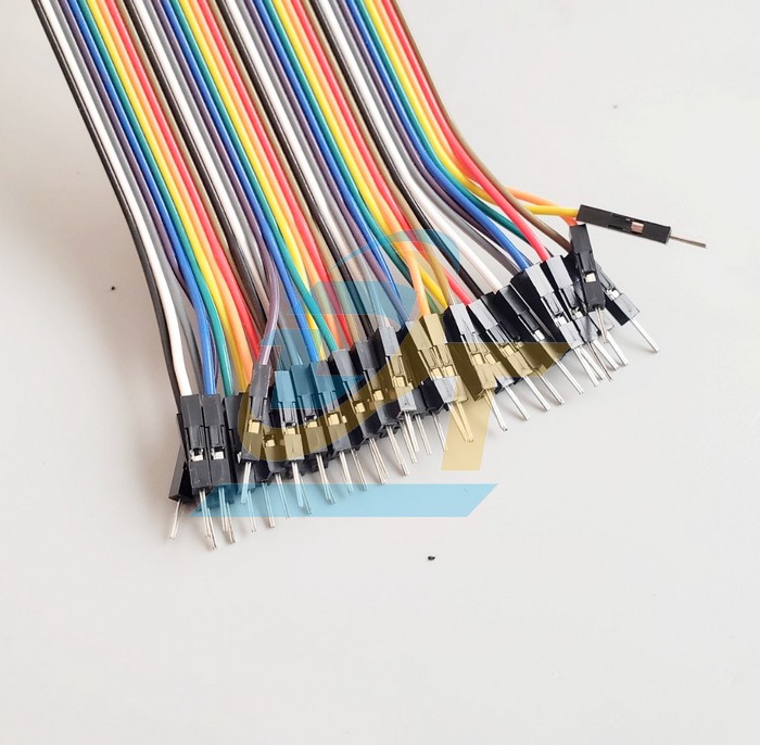 Dây cắm Breadboard 30cm 40 sợi đực-đực  China | Giá rẻ nhất - Công Ty TNHH Thương Mại Dịch Vụ Đạt Tâm