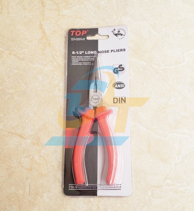 K&igrave;m nhọn c&aacute;n đỏ 6"/160mm Top TP-4001-6 TP-4001-6 TOP | Gi&aacute; rẻ nhất - C&ocirc;ng Ty TNHH Thương Mại Dịch Vụ Đạt T&acirc;m