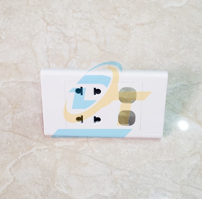 Ổ cắm đôi 2 chấu 16A với 2 lỗ Sino S18U2XX S18U2XX Sino | Giá rẻ nhất - Công Ty TNHH Thương Mại Dịch Vụ Đạt Tâm