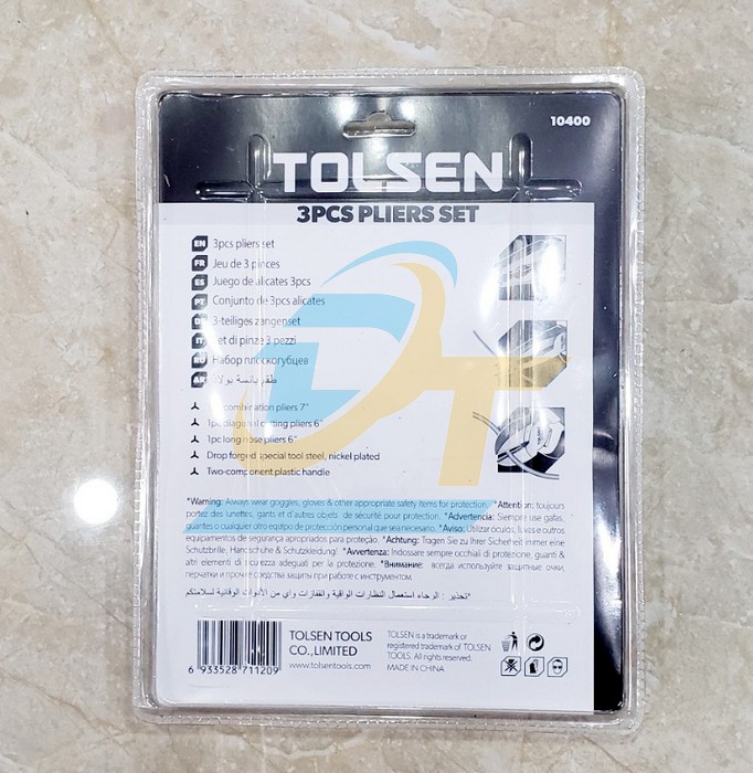 Bộ 3 kìm răng - cắt - nhọn Tolsen 10400 10400 Tolsen | Giá rẻ nhất - Công Ty TNHH Thương Mại Dịch Vụ Đạt Tâm