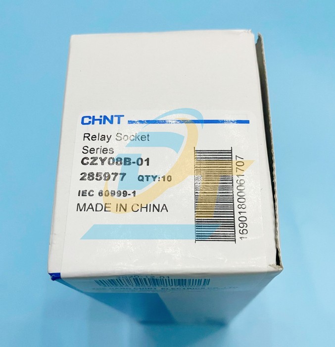 Đế Relay trung gian 8 chân dẹp nhỏ Chint CZY08B-01 CZY08B-01 CHINT | Giá rẻ nhất - Công Ty TNHH Thương Mại Dịch Vụ Đạt Tâm