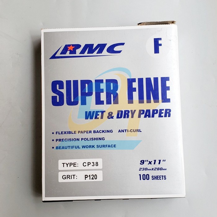 Giấy nhám nước RMC CP38 P120  RMC | Giá rẻ nhất - Công Ty TNHH Thương Mại Dịch Vụ Đạt Tâm
