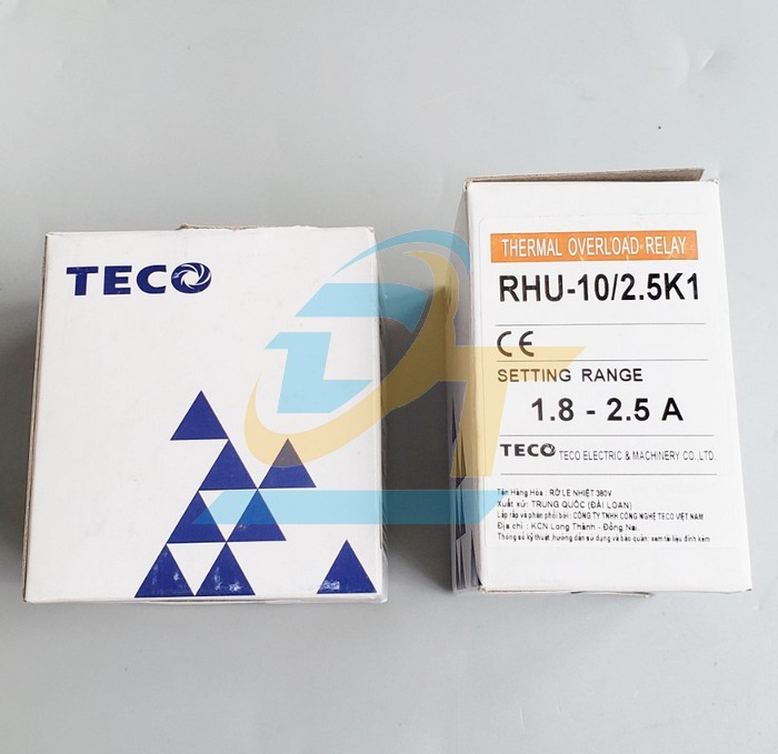 Relay nhiệt 1.8-2.5A Teco RHU-10/2.5K1 RHU-10/2.5K1 Teco | Giá rẻ nhất - Công Ty TNHH Thương Mại Dịch Vụ Đạt Tâm
