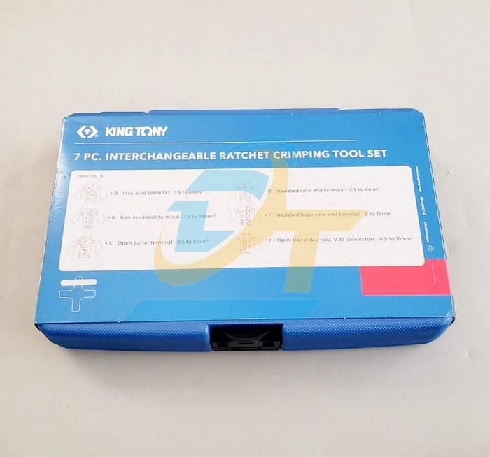 Bộ k&igrave;m bấm cos 6 chi tiết Kingtony 42107GX 42107GX KingTony | Gi&aacute; rẻ nhất - C&ocirc;ng Ty TNHH Thương Mại Dịch Vụ Đạt T&acirc;m