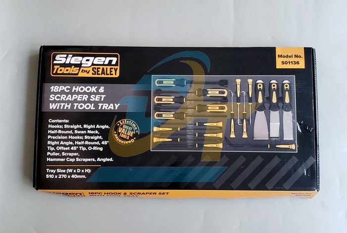 Bộ m&oacute;c Seal 18 chi tiết Siegen Sealey S01136 S01136 SEALEY | Gi&aacute; rẻ nhất - C&ocirc;ng Ty TNHH Thương Mại Dịch Vụ Đạt T&acirc;m
