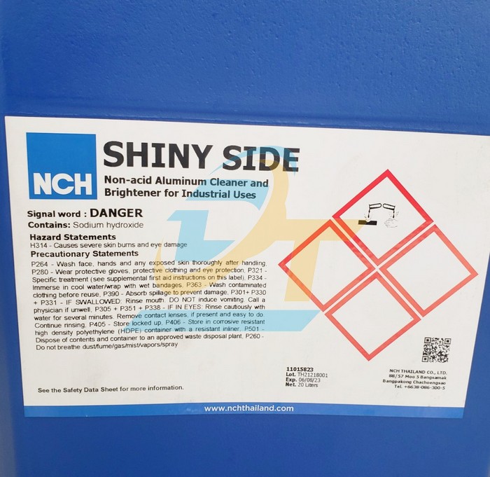 Dung dịch tẩy rửa và làm sáng kim loại NCH Shiny Side 20L  NCH | Giá rẻ nhất - Công Ty TNHH Thương Mại Dịch Vụ Đạt Tâm