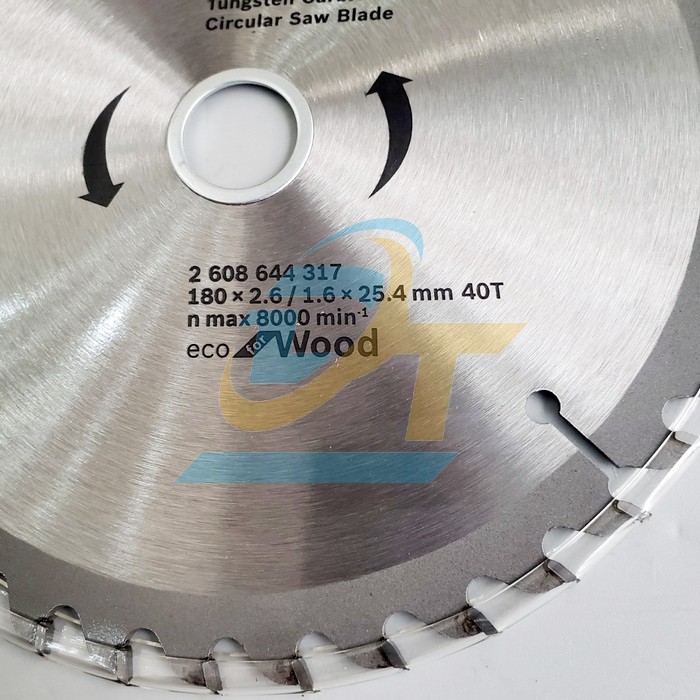 Lưỡi cưa gỗ 40 răng 180x25.4mm Bosch 2608644317 2608644317 Bosch | Giá rẻ nhất - Công Ty TNHH Thương Mại Dịch Vụ Đạt Tâm