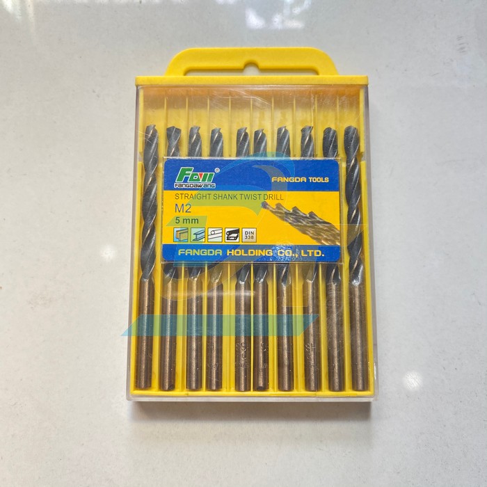 Mũi khoan sắt 5mm Favi (Fangda)  Favi | Giá rẻ nhất - Công Ty TNHH Thương Mại Dịch Vụ Đạt Tâm