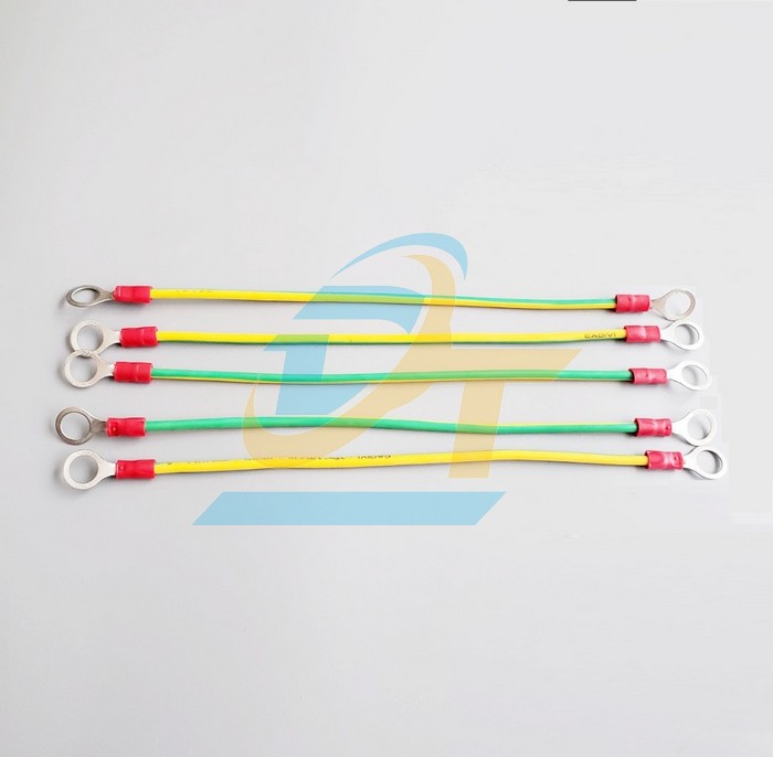 D&acirc;y nhảy tiếp địa 1.5mm2 x L200mm bấm cos 2 đầu RV 1.25-8  VietNam | Gi&aacute; rẻ nhất - C&ocirc;ng Ty TNHH Thương Mại Dịch Vụ Đạt T&acirc;m