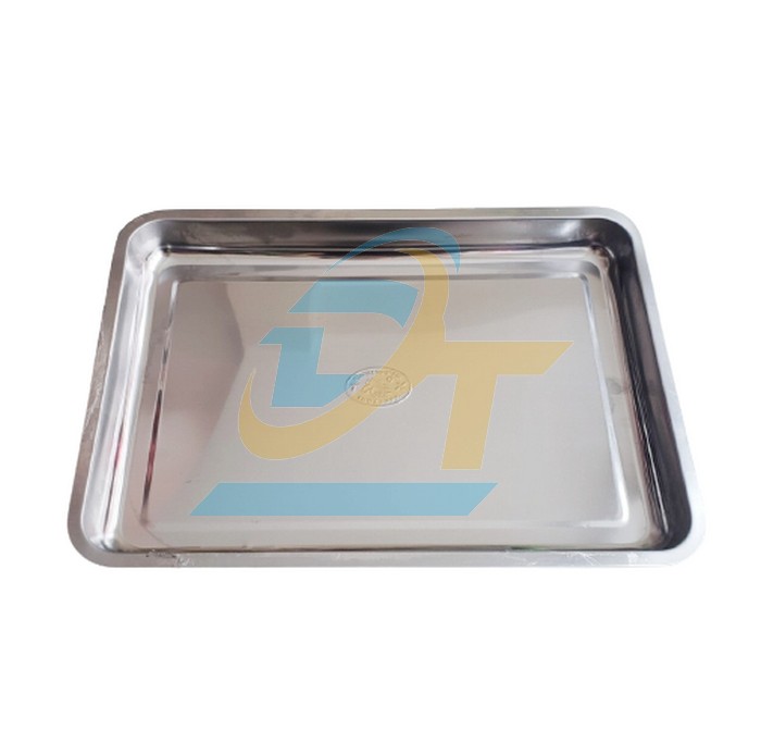 Khay inox 201 chữ nhật 350x500x55mm  VietNam | Giá rẻ nhất - Công Ty TNHH Thương Mại Dịch Vụ Đạt Tâm
