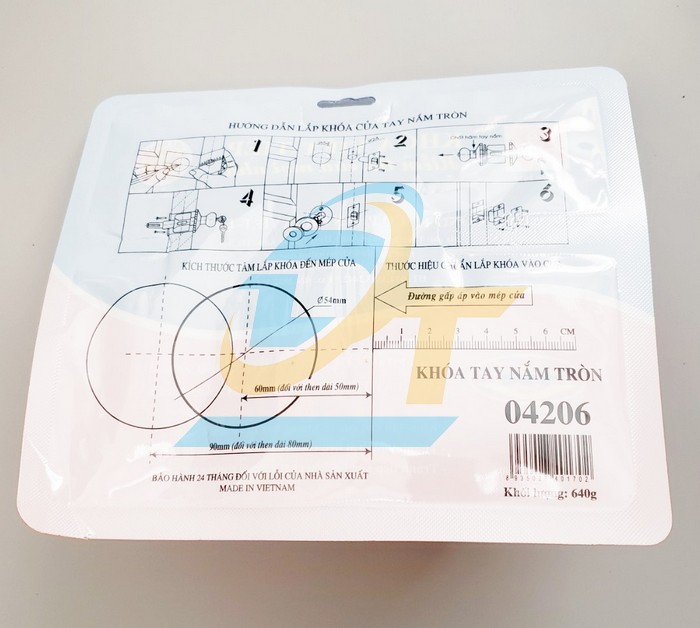 Kh&oacute;a tay nắm tr&ograve;n Việt Tiệp 04206 - c&ograve; d&agrave;i 60mm  VietTiep | Gi&aacute; rẻ nhất - C&ocirc;ng Ty TNHH Thương Mại Dịch Vụ Đạt T&acirc;m