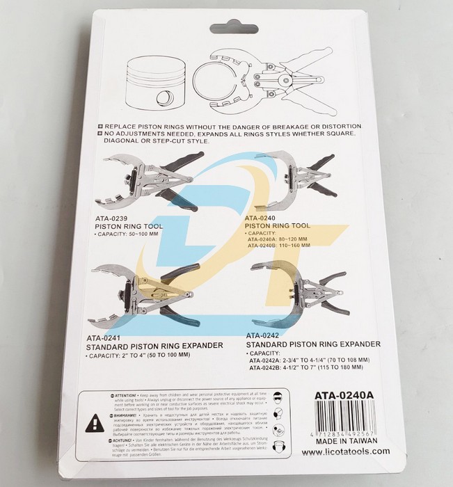 K&igrave;m v&ocirc; bạc piston 80-120mm Licota ATA-0240A ATA-0240A Licota | Gi&aacute; rẻ nhất - C&ocirc;ng Ty TNHH Thương Mại Dịch Vụ Đạt T&acirc;m