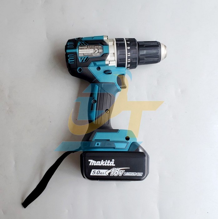 M&aacute;y khoan b&uacute;a vặn v&iacute;t d&ugrave;ng pin 18V Makita DHP484RTE (K&egrave;m 2 Pin 5.0Ah + Sạc)  Makita | Gi&aacute; rẻ nhất - C&ocirc;ng Ty TNHH Thương Mại Dịch Vụ Đạt T&acirc;m