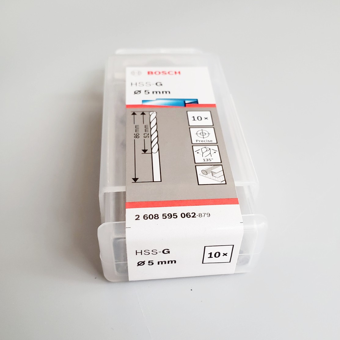 Mũi khoan sắt 5mm HSS-G Bosch 2608595062 2608595062 Bosch | Gi&aacute; rẻ nhất - C&ocirc;ng Ty TNHH Thương Mại Dịch Vụ Đạt T&acirc;m