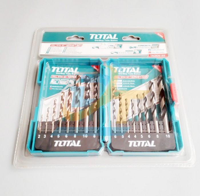 Bộ mũi khoan đa năng 16 chi tiết Total TACSD6165 TACSD6165 Total | Giá rẻ nhất - Công Ty TNHH Thương Mại Dịch Vụ Đạt Tâm