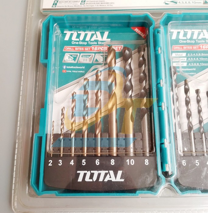 Bộ mũi khoan đa năng 16 chi tiết Total TACSD6165 TACSD6165 Total | Giá rẻ nhất - Công Ty TNHH Thương Mại Dịch Vụ Đạt Tâm