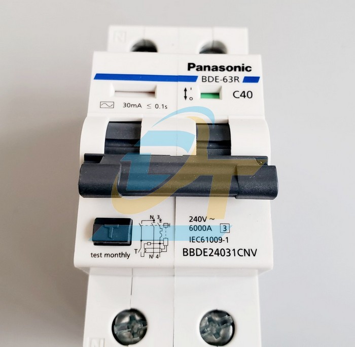 Cầu dao chống giật RCBO 2P 40A Panasonic BBDE24031CNV BBDE24031CNV Panasonic | Giá rẻ nhất - Công Ty TNHH Thương Mại Dịch Vụ Đạt Tâm