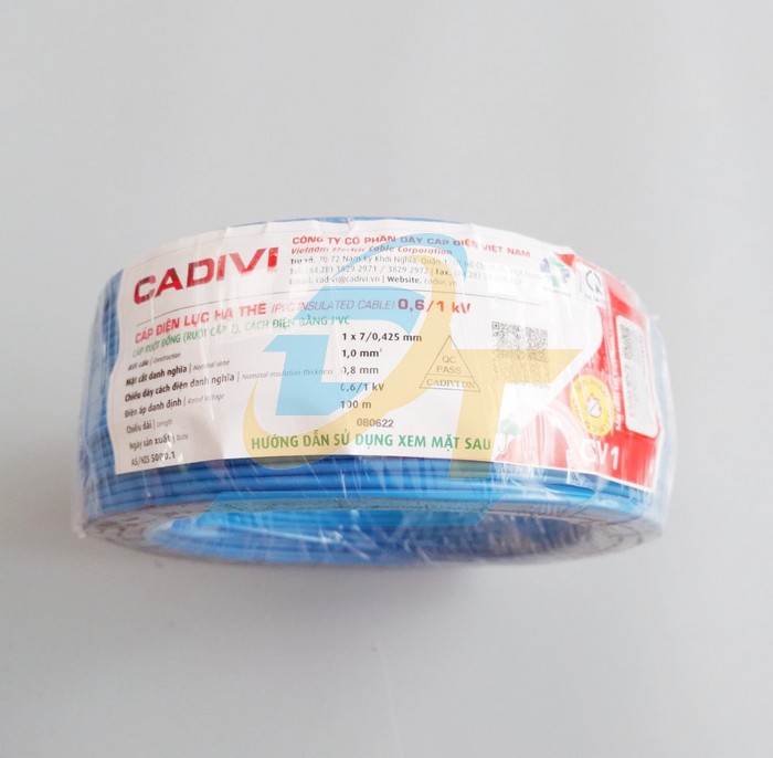 D&acirc;y điện đơn Cadivi CV 1.0 - 0.6/1kV  Cadivi | Gi&aacute; rẻ nhất - C&ocirc;ng Ty TNHH Thương Mại Dịch Vụ Đạt T&acirc;m