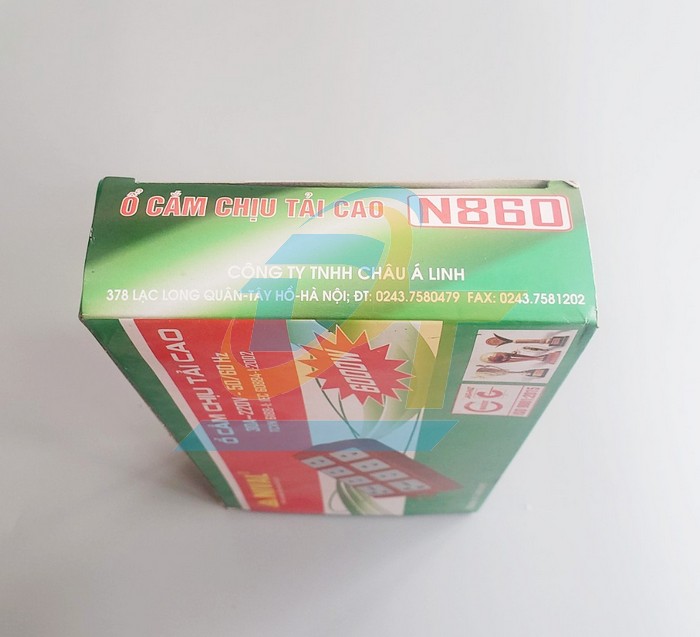 Ổ cắm 8 lỗ l&otilde;i sứ chịu tải cao 6000W Nival N860 N860 NIVAL | Gi&aacute; rẻ nhất - C&ocirc;ng Ty TNHH Thương Mại Dịch Vụ Đạt T&acirc;m