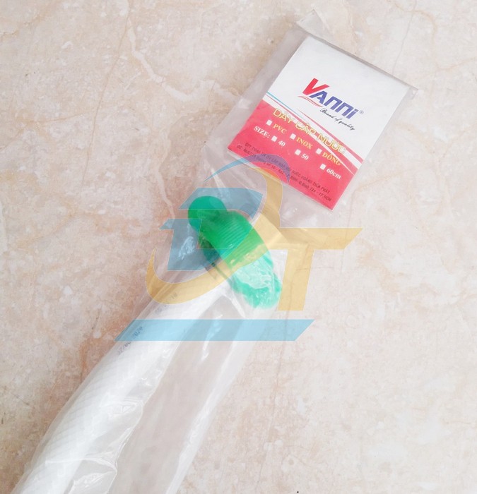 Dây cấp nước bằng nhựa DCN-13 có tai vặn 60cm  Vanni | Giá rẻ nhất - Công Ty TNHH Thương Mại Dịch Vụ Đạt Tâm