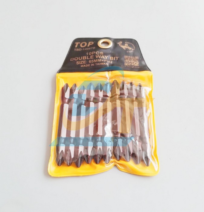 Mũi v&iacute;t 2 đầu n&acirc;u ngắn PH2x65mm TOP TBD-14067B TBD-14067B TOP | Gi&aacute; rẻ nhất - C&ocirc;ng Ty TNHH Thương Mại Dịch Vụ Đạt T&acirc;m