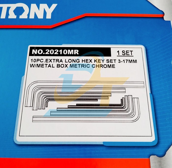 Bộ lục gi&aacute;c 10 c&acirc;y hệ m&eacute;t 3-17mm Kingtony 20210MR 20210MR KingTony | Gi&aacute; rẻ nhất - C&ocirc;ng Ty TNHH Thương Mại Dịch Vụ Đạt T&acirc;m