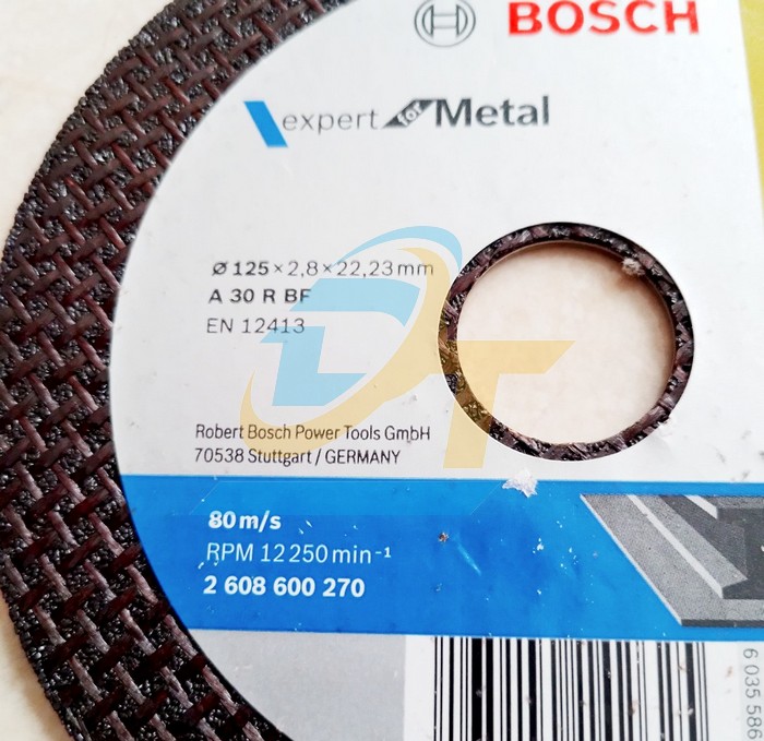 Đ&aacute; cắt 125x2.8x22.2mm Bosch 2608600270 2608600270 Bosch | Gi&aacute; rẻ nhất - C&ocirc;ng Ty TNHH Thương Mại Dịch Vụ Đạt T&acirc;m