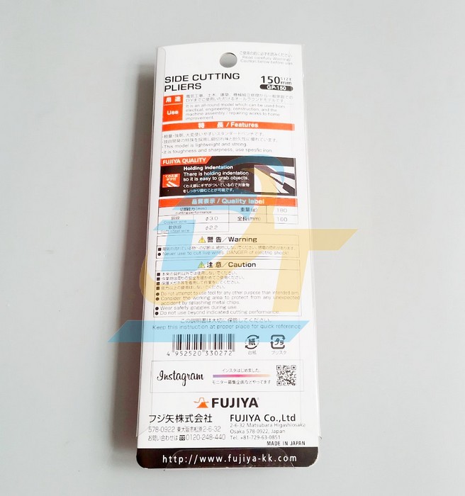 Kìm điện 6"/150mm Fujiya GP-150  Fujiya | Giá rẻ nhất - Công Ty TNHH Thương Mại Dịch Vụ Đạt Tâm