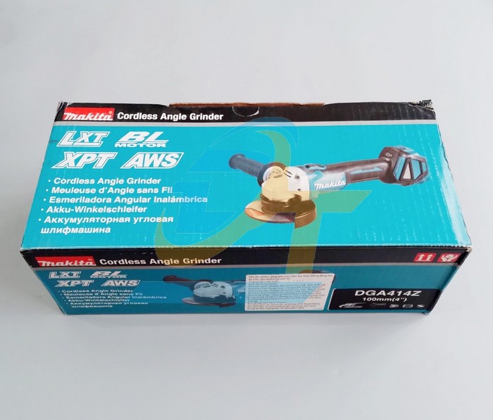 Máy mài góc 100mm dùng pin 18V Makita DGA414Z (Không kèm pin sạc) DGA414Z Makita | Giá rẻ nhất - Công Ty TNHH Thương Mại Dịch Vụ Đạt Tâm
