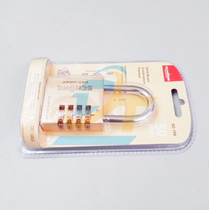 Ổ khóa số đồng thau 50mm Schone SC-109  Schone | Giá rẻ nhất - Công Ty TNHH Thương Mại Dịch Vụ Đạt Tâm