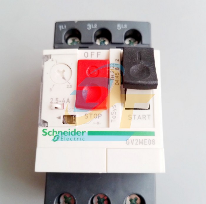 Cầu dao bảo vệ động cơ 3P 2.5-4A Schneider GV2ME08 GV2ME08 SCHNEIDER | Giá rẻ nhất - Công Ty TNHH Thương Mại Dịch Vụ Đạt Tâm
