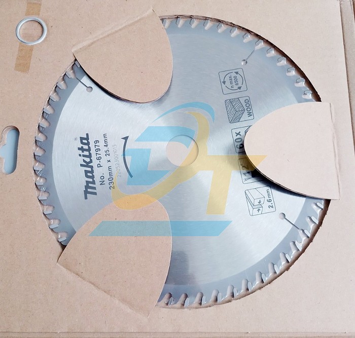 Lưỡi cưa gỗ hợp kim 60 răng 230x2.6x25.4mm Makita P-67979 P-67979 Makita | Gi&aacute; rẻ nhất - C&ocirc;ng Ty TNHH Thương Mại Dịch Vụ Đạt T&acirc;m
