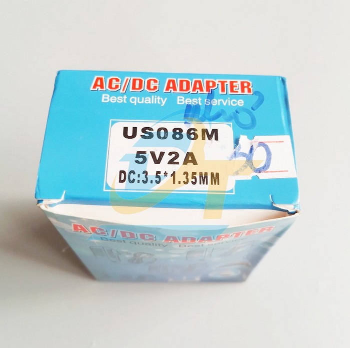Nguồn Adapter 5V-2A đầu DC 3.5x1.35mm  China | Gi&aacute; rẻ nhất - C&ocirc;ng Ty TNHH Thương Mại Dịch Vụ Đạt T&acirc;m