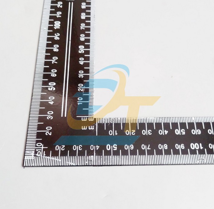 Thước ke góc vuông đen hệ inch và mét 20x30cm  VietNam | Giá rẻ nhất - Công Ty TNHH Thương Mại Dịch Vụ Đạt Tâm