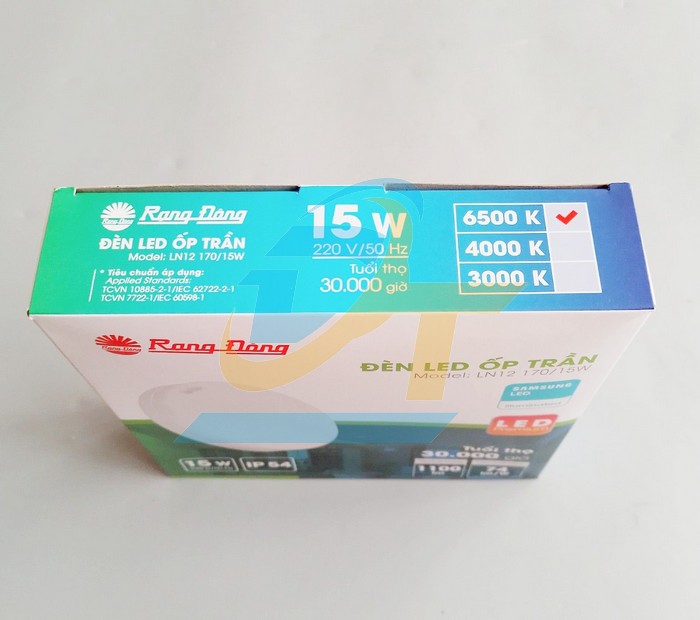 Đèn ốp trần 15W 6500K Rạng Đông LN12 170/15W LN12 170/15W RangDong | Giá rẻ nhất - Công Ty TNHH Thương Mại Dịch Vụ Đạt Tâm