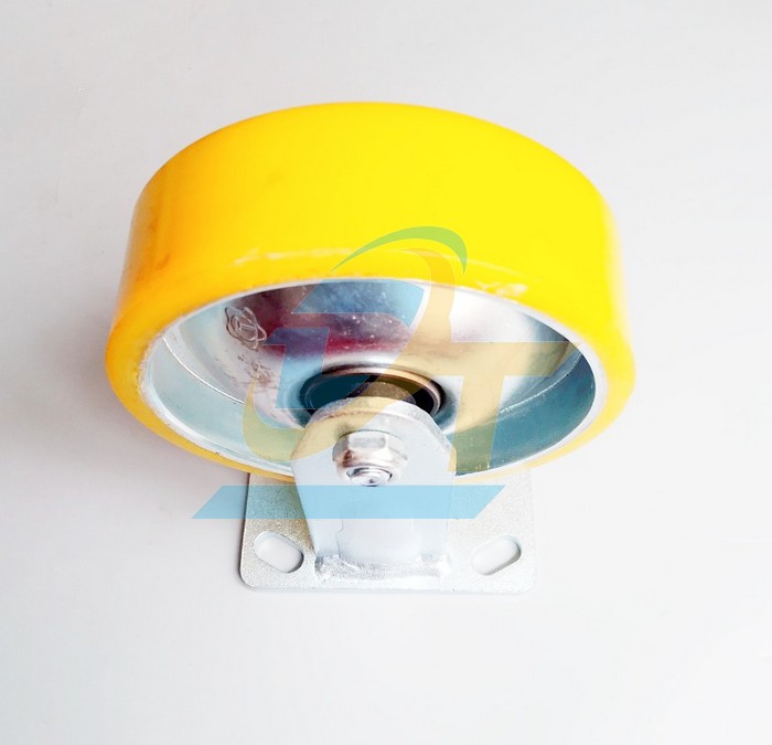 Bánh xe PU thép phi 150 cố định  VietNam | Giá rẻ nhất - Công Ty TNHH Thương Mại Dịch Vụ Đạt Tâm